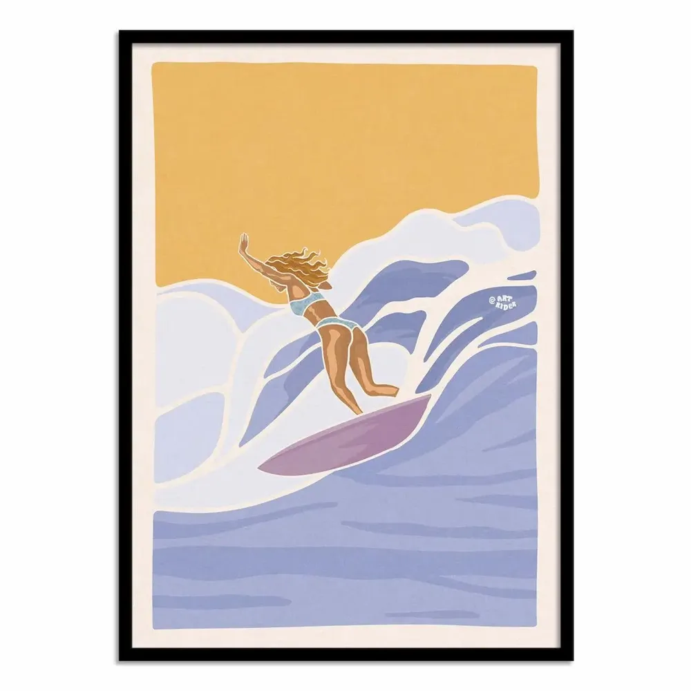 Affiches - Affiche - Big wave surf - Art Rider - WALL EDITIONS