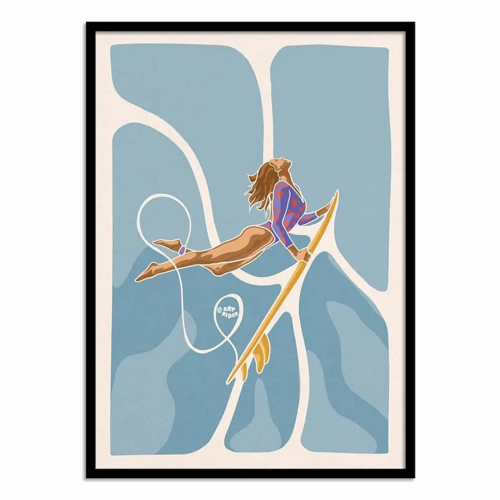 Affiches - Affiche - Blue Duckdive - Art Rider - WALL EDITIONS