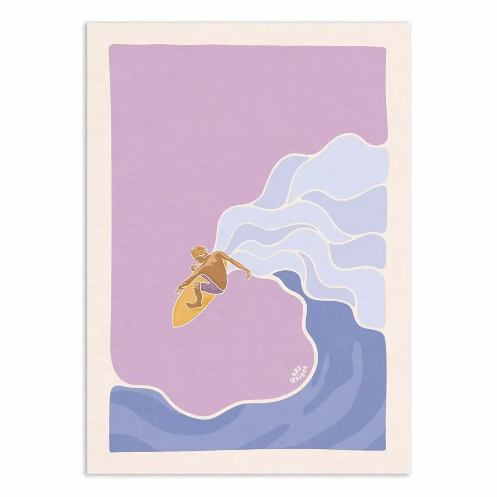 Poster - Art-Poster - Flying Surf - Art Rider - WALL EDITIONS