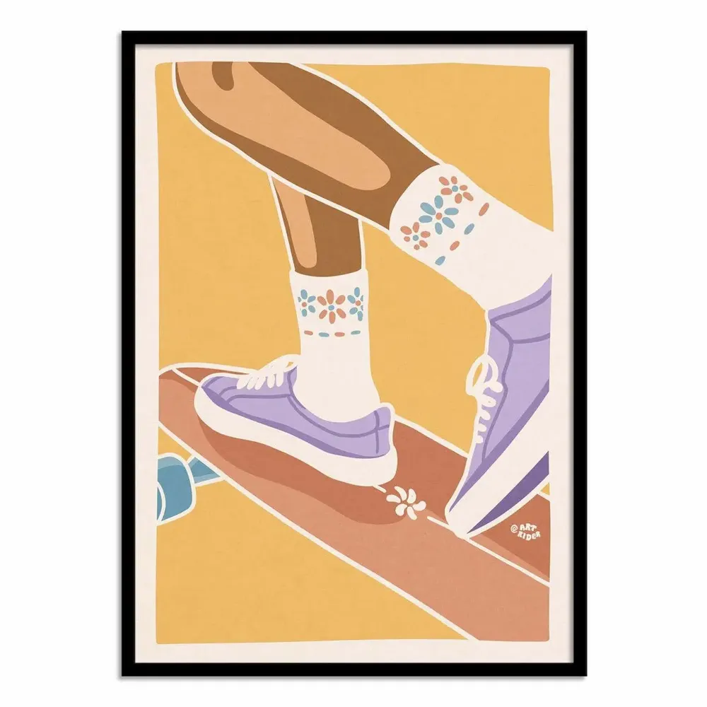 Affiches - Affiche - Skate feet - Art Rider - WALL EDITIONS