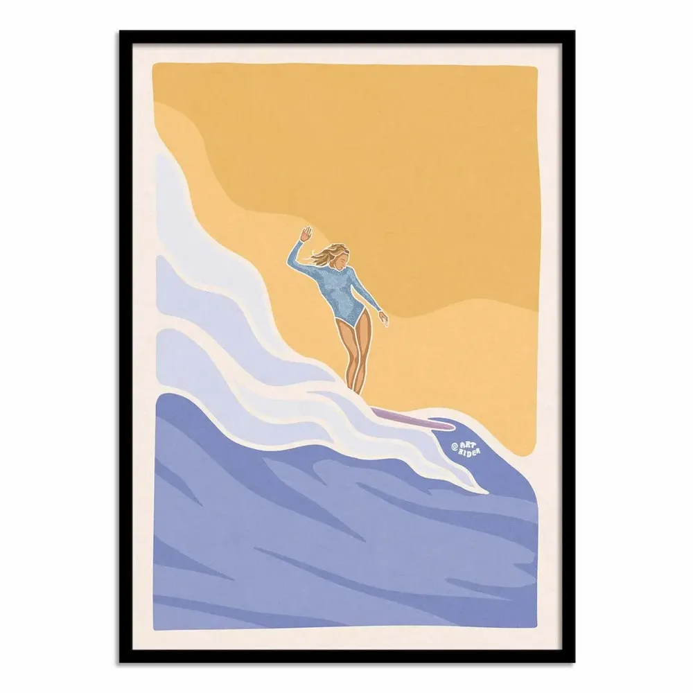 Poster - Art-Poster - Surf on a cloud - Art Rider - WALL EDITIONS