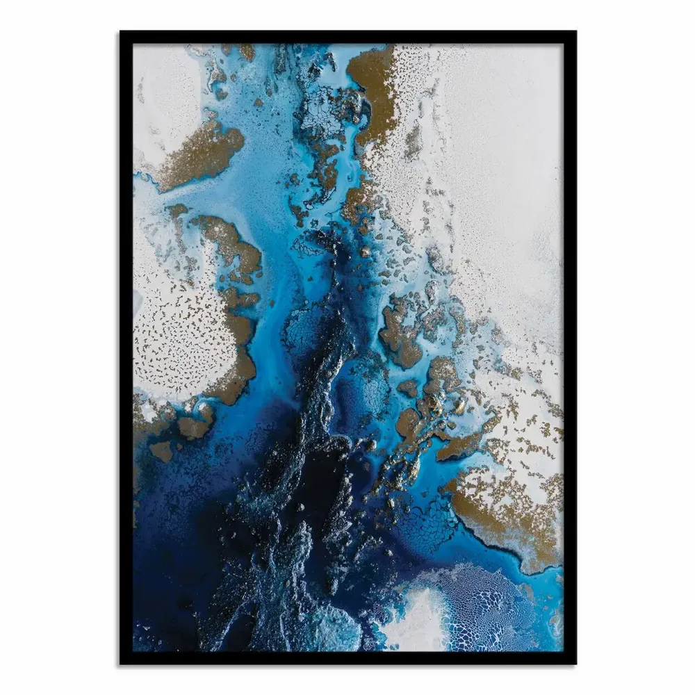 Poster - Art-Poster - Navy Flow - Petra Meikle - WALL EDITIONS