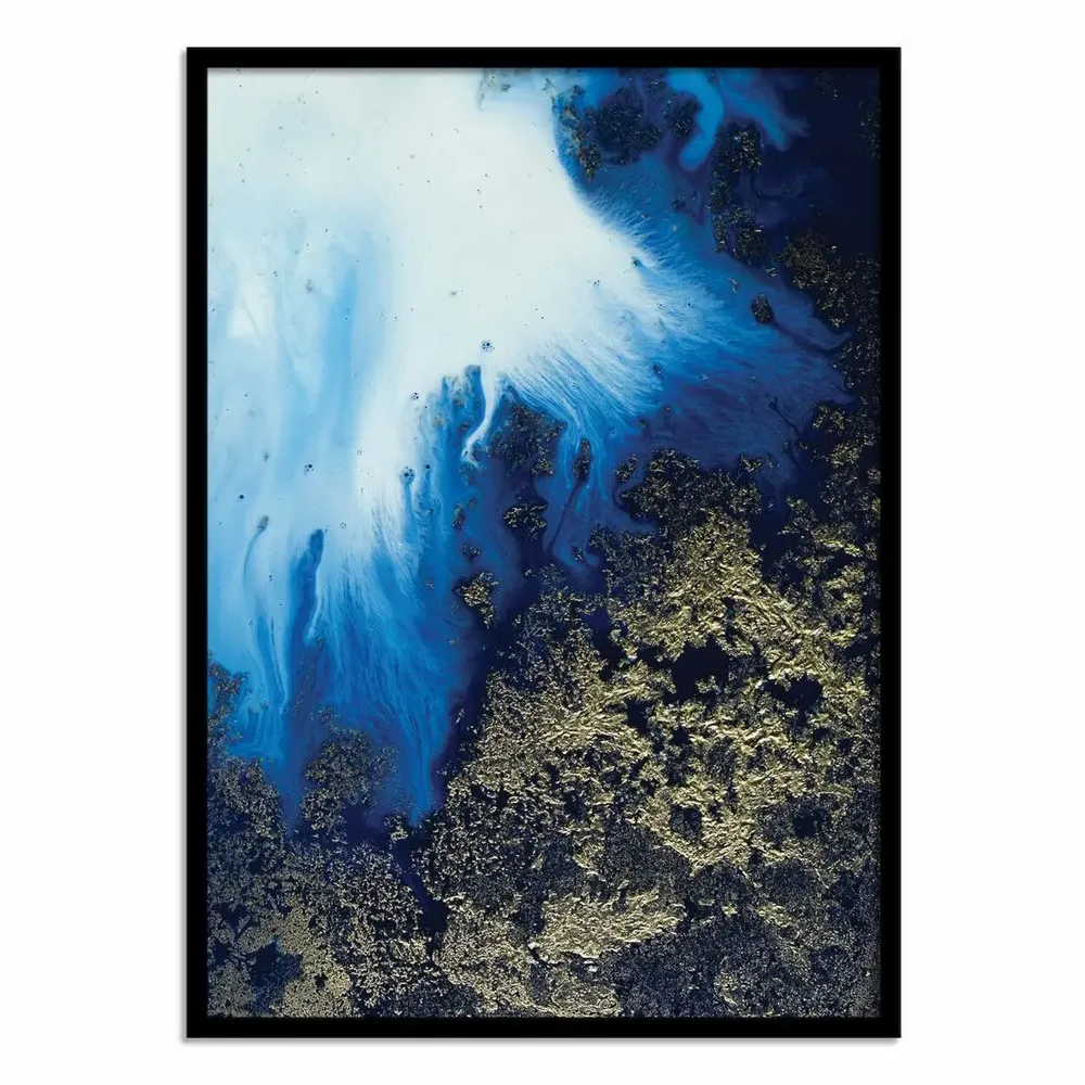 Poster - Art-Poster - Navy Shimmer - Petra Meikle - WALL EDITIONS