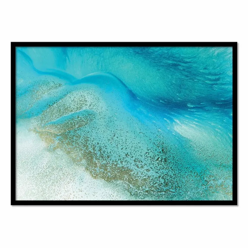 Affiches - Affiche - Turquoise Tranquility - Petra Meikle - WALL EDITIONS
