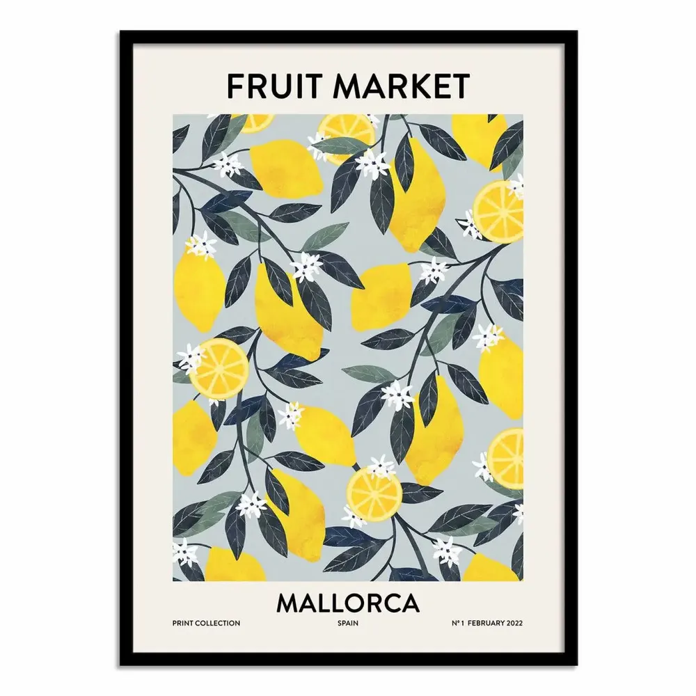 Poster - Art-Poster - Mallorca market - El Buen Limon - WALL EDITIONS