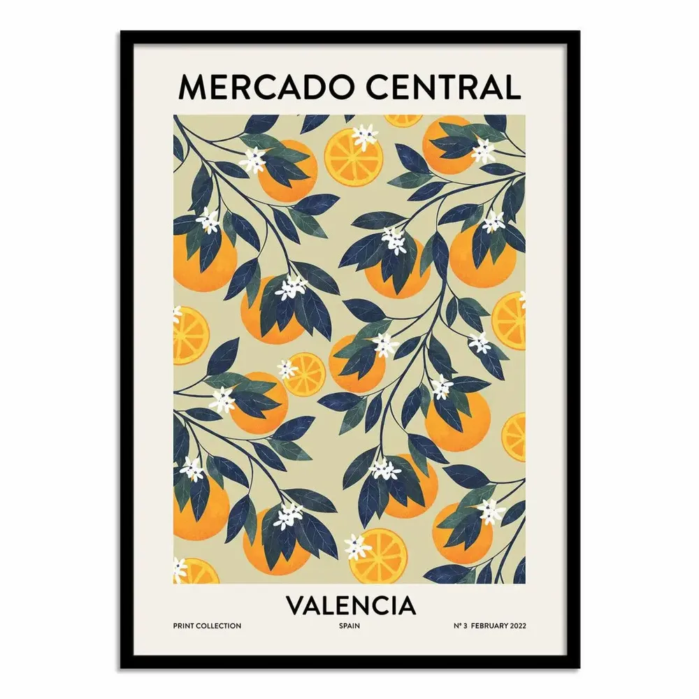 Poster - Art-Poster - Valencia Market - El Buen Limon - WALL EDITIONS