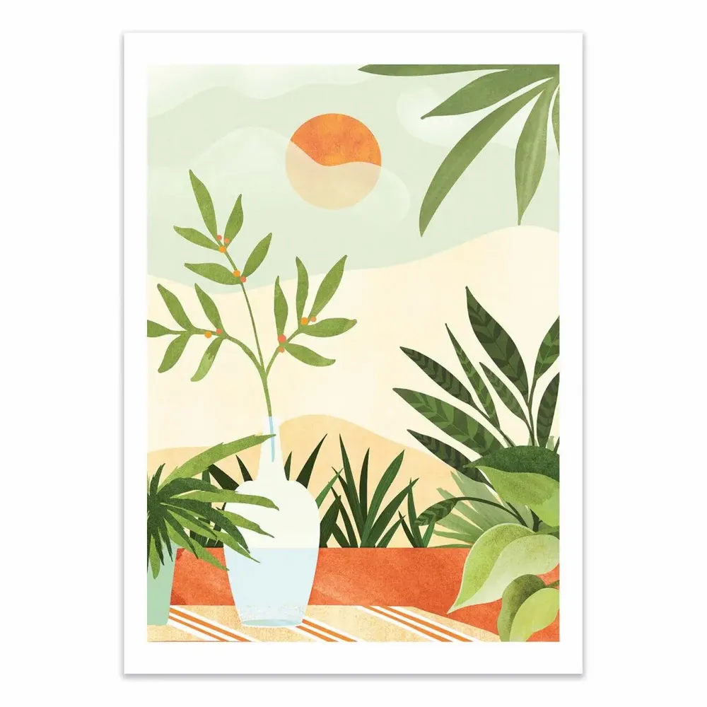Poster - Art-Poster - Bohemian Terrace - Kristian Gallagher - WALL EDITIONS