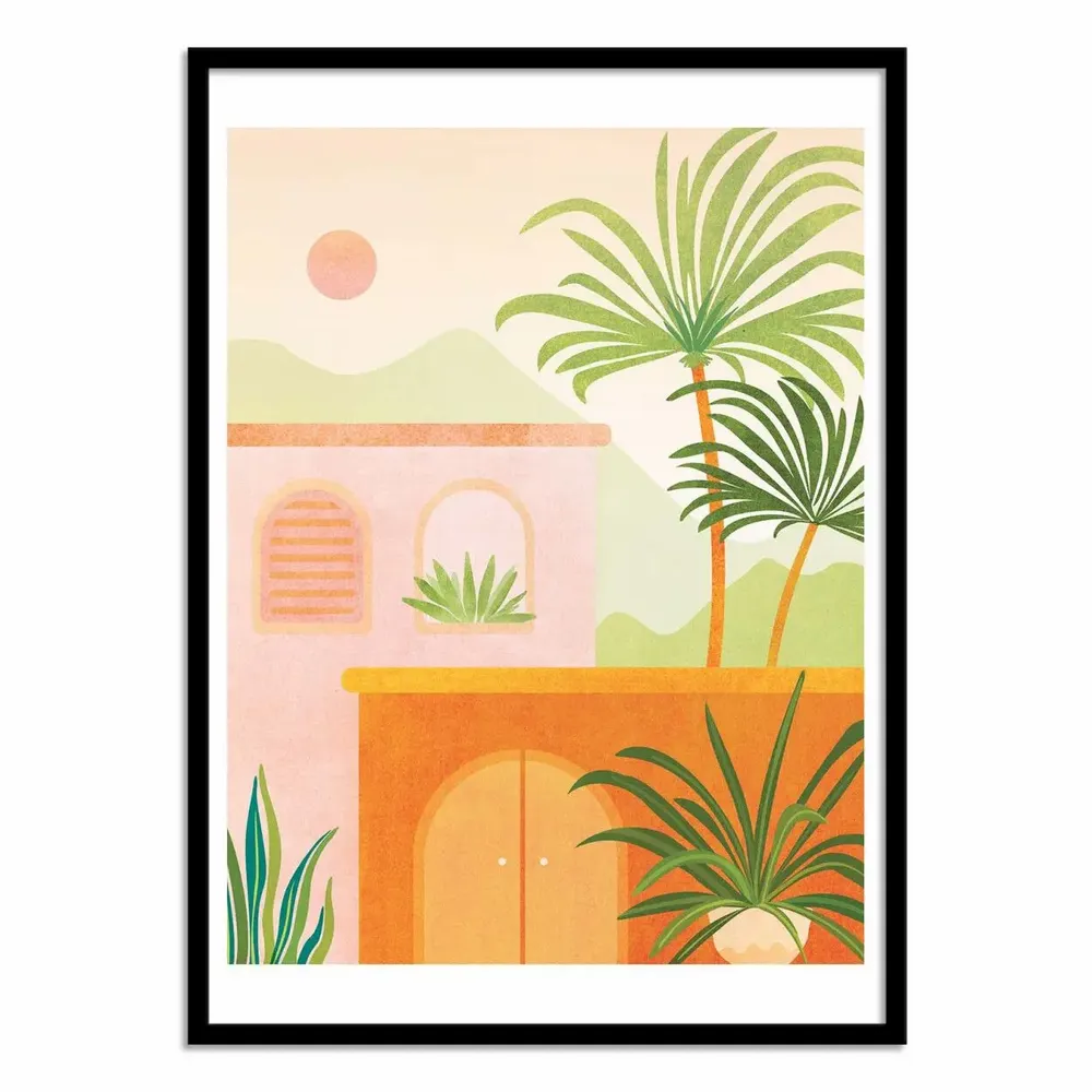 Affiches - Affiche - Summer Mountain Villa - Kristian Gallagher - WALL EDITIONS