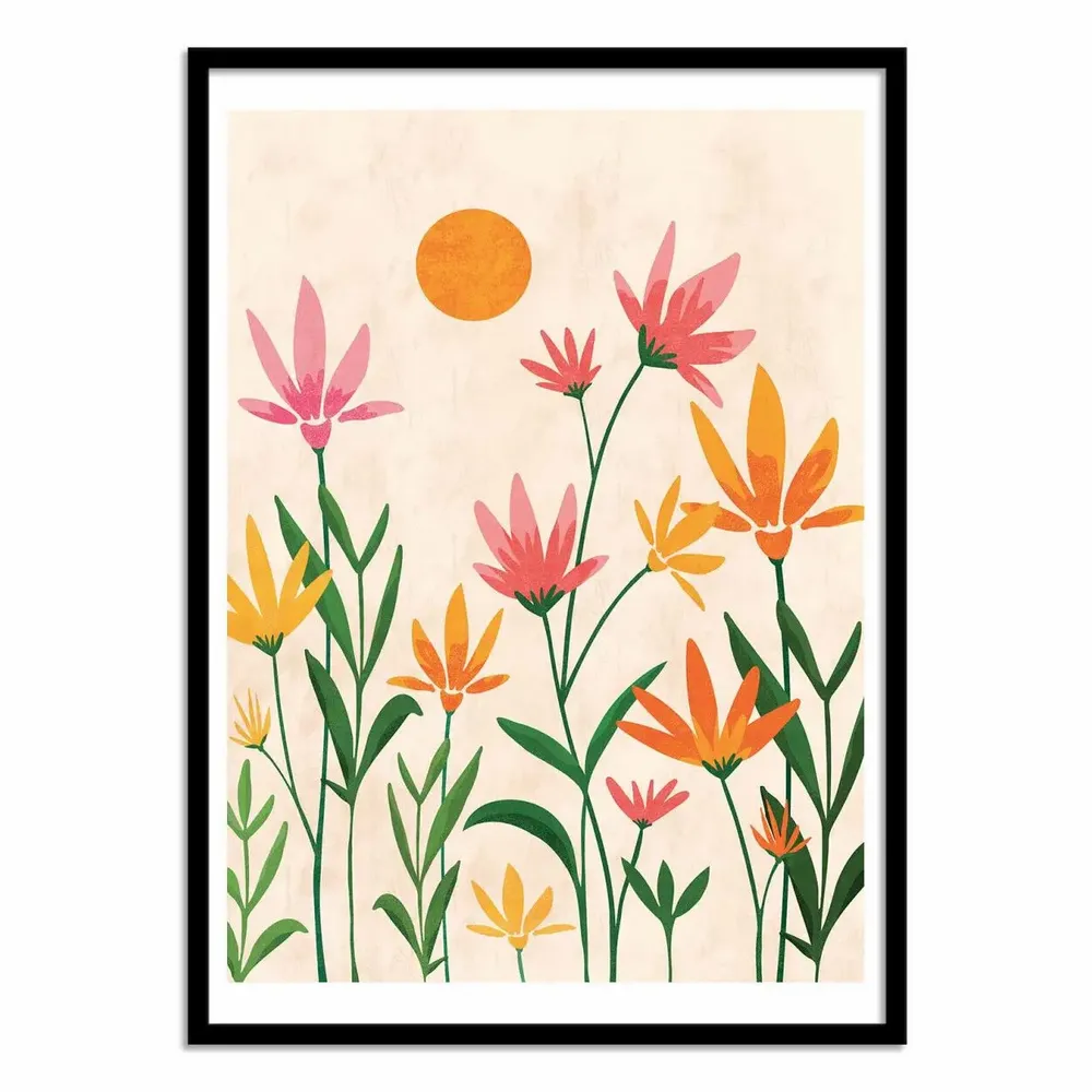 Poster - Art-Poster - Wild Sunflower Meadow - Kristian Gallagher - WALL EDITIONS