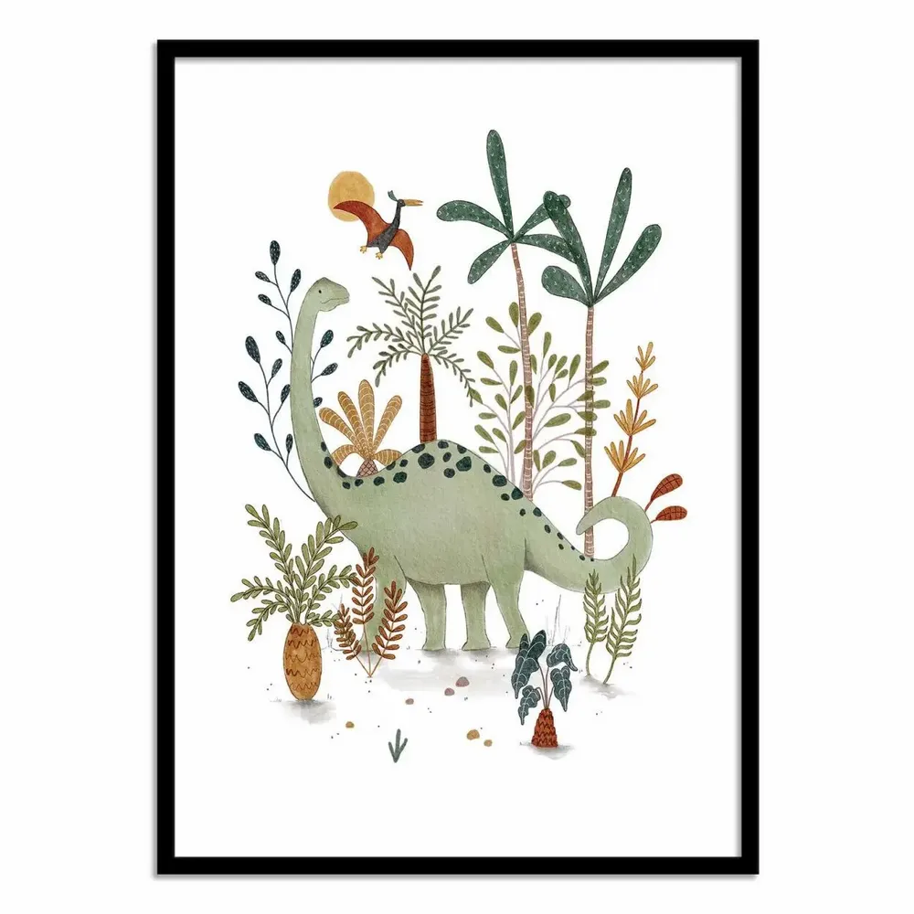 Affiches - Affiche - Brachiosaurus - Urchin Bay - WALL EDITIONS