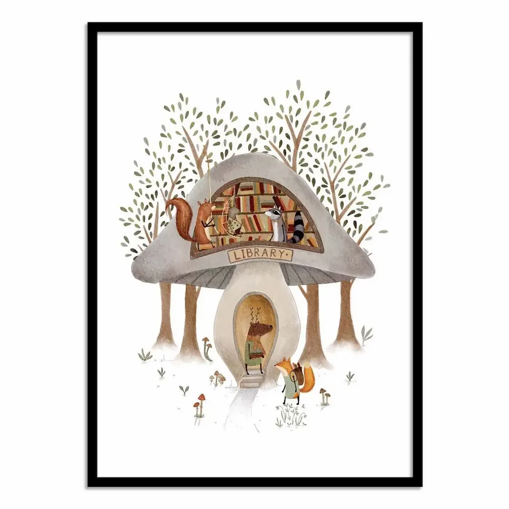 Affiches - Affiche - Library - Urchin Bay - WALL EDITIONS