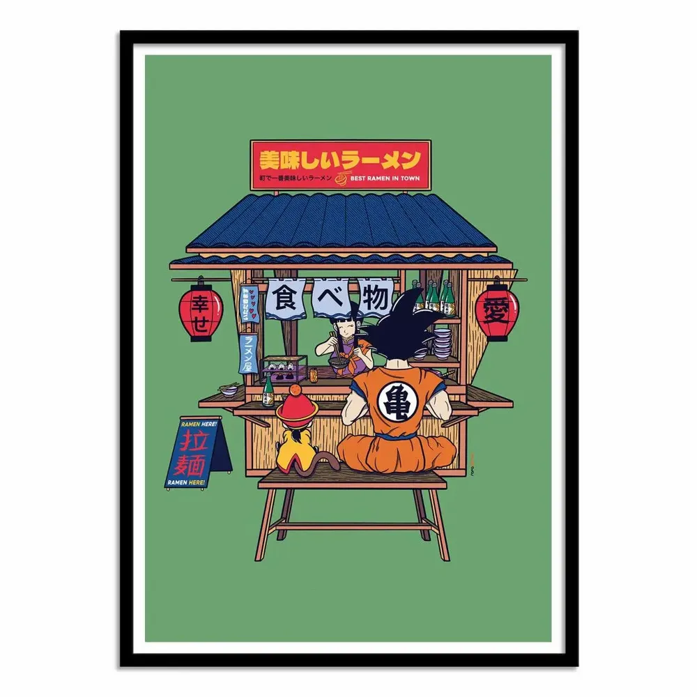 Affiches - Affiche - House of Ramen Goku - Rafa Gomes - WALL EDITIONS