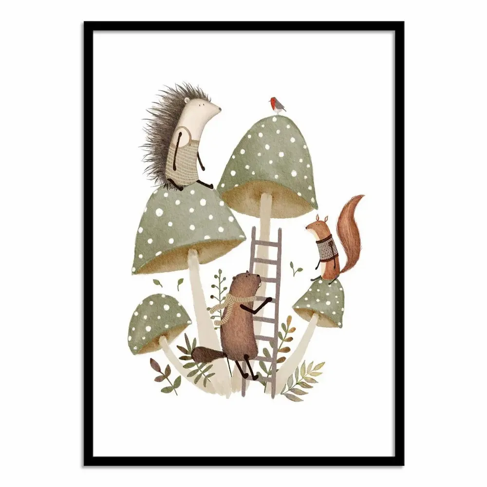 Poster - Art-Poster - Mushroom Playground - Urchin Bay - WALL EDITIONS