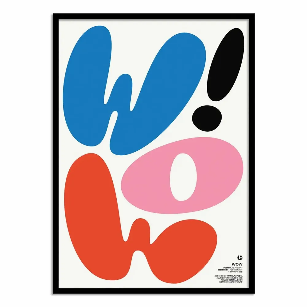 Affiches - Affiche - Wow - Posterlad - WALL EDITIONS