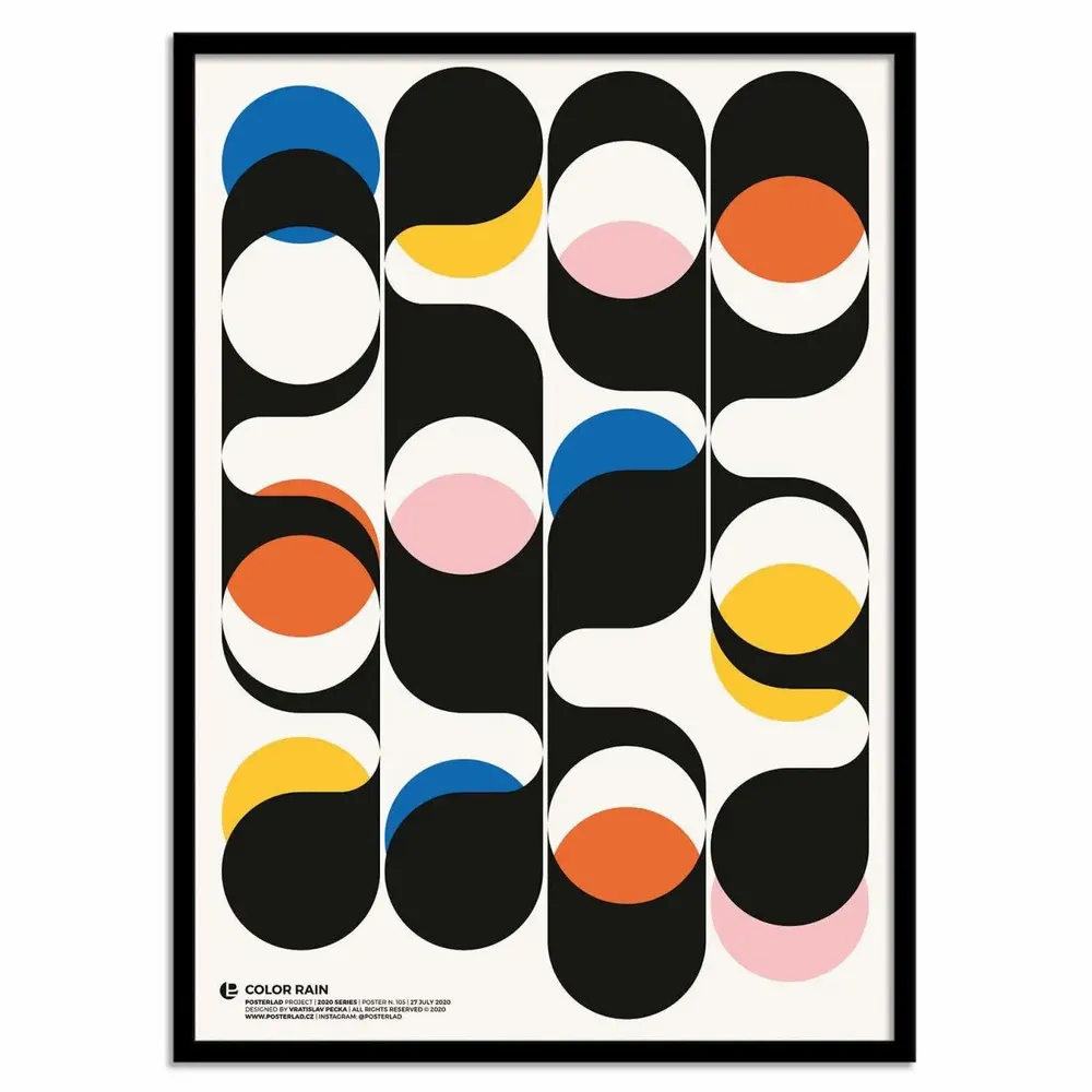 Affiches - Affiche - Color rain - Posterlad - WALL EDITIONS
