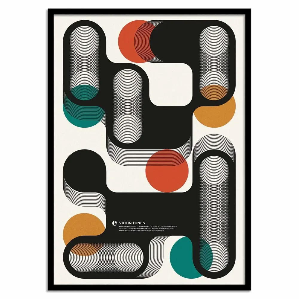 Poster - Art-Poster - Violon tones - Posterlad - WALL EDITIONS
