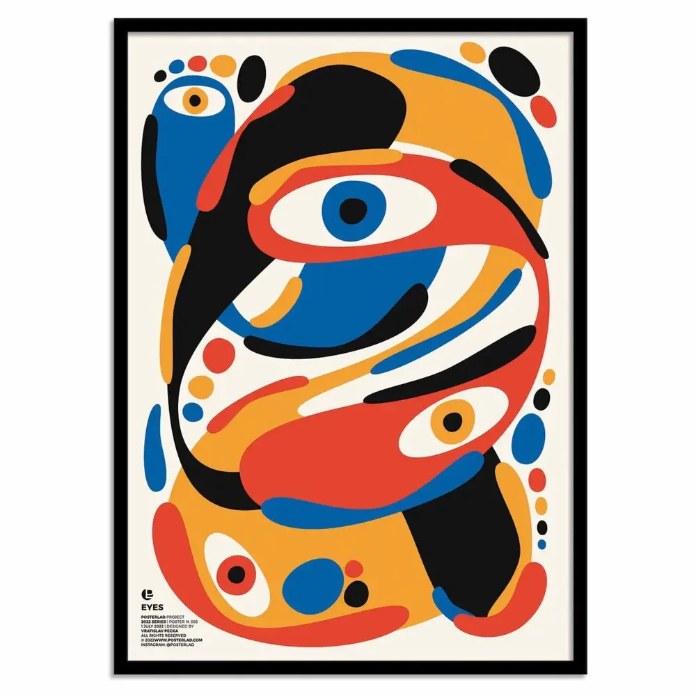 Poster - Art-Poster - Eyes - Posterlad - WALL EDITIONS