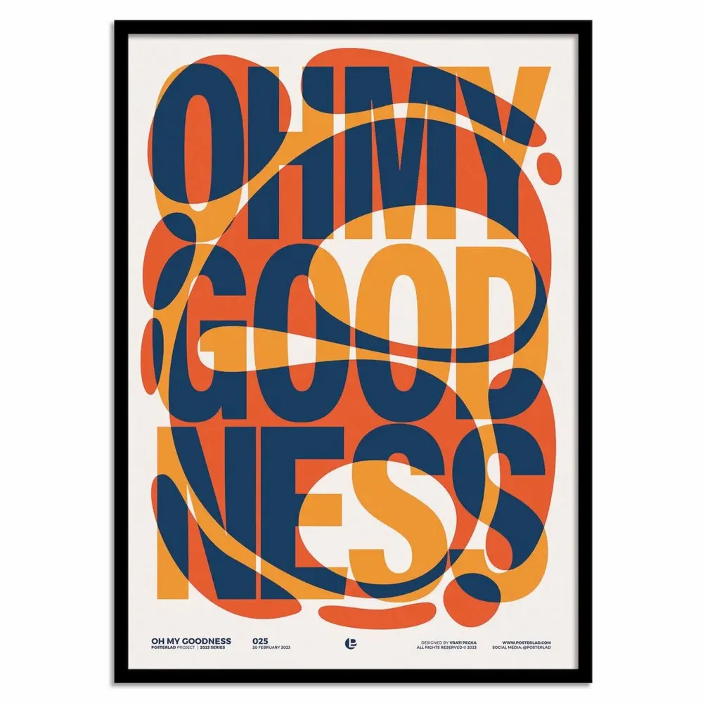 Affiches - Affiche - Oh my Godness - Posterlad - WALL EDITIONS