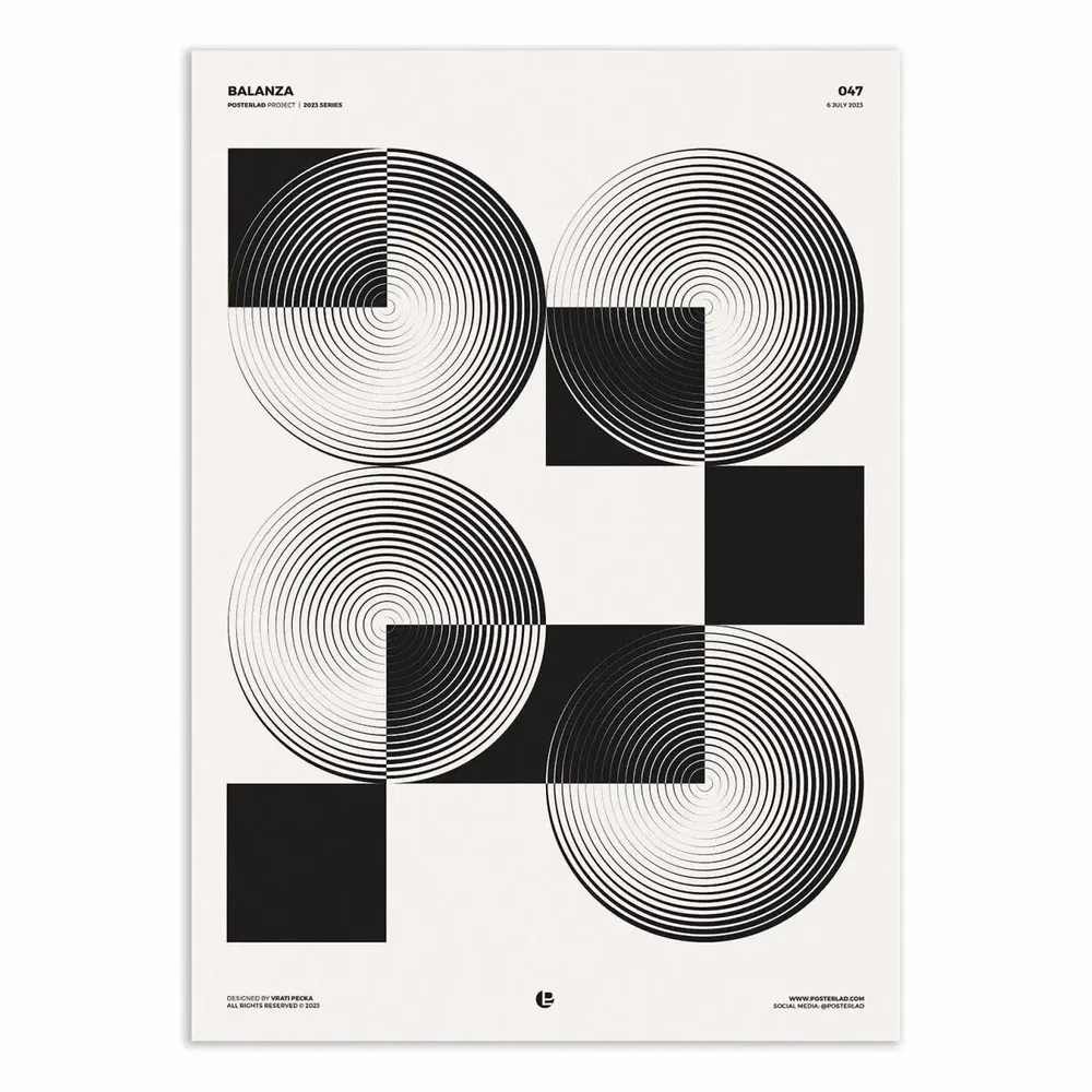 Poster - Art-Poster - Balanza - Posterlad - WALL EDITIONS