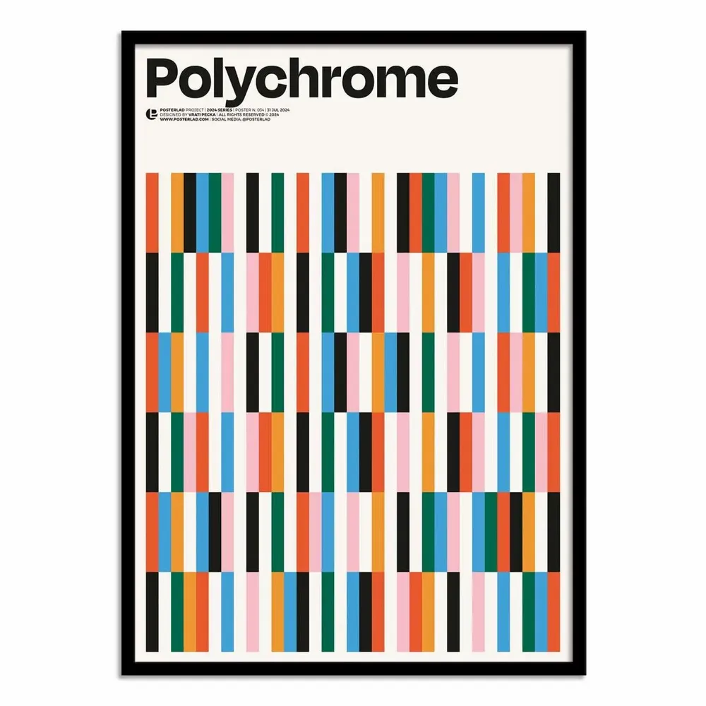 Poster - Art-Poster - Polychrome - Posterlad - WALL EDITIONS