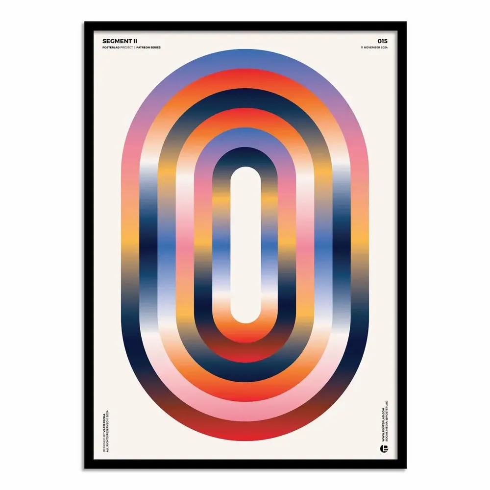 Poster - Art-Poster - Segment 2 - Posterlad - WALL EDITIONS