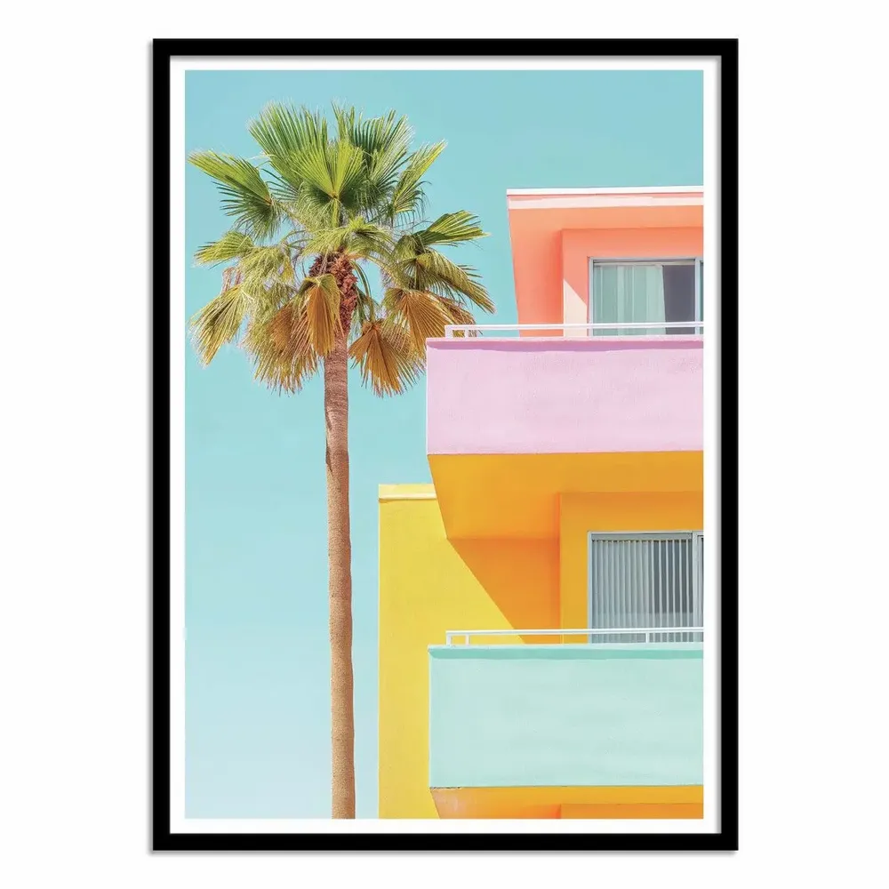Affiches - Affiche - Pastel Venice Beach - Philippe Hugonnard - WALL EDITIONS