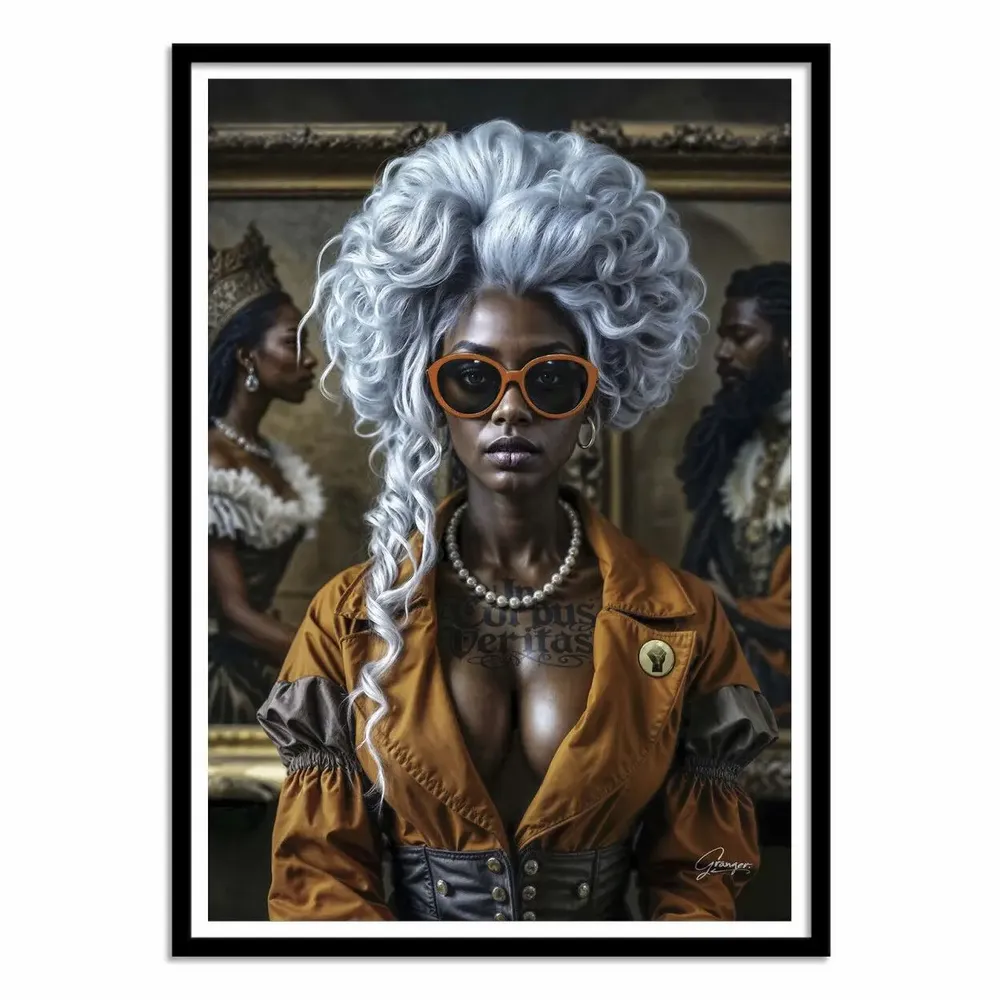 Poster - Art-Poster - Black queen - Alexandre Granger - WALL EDITIONS