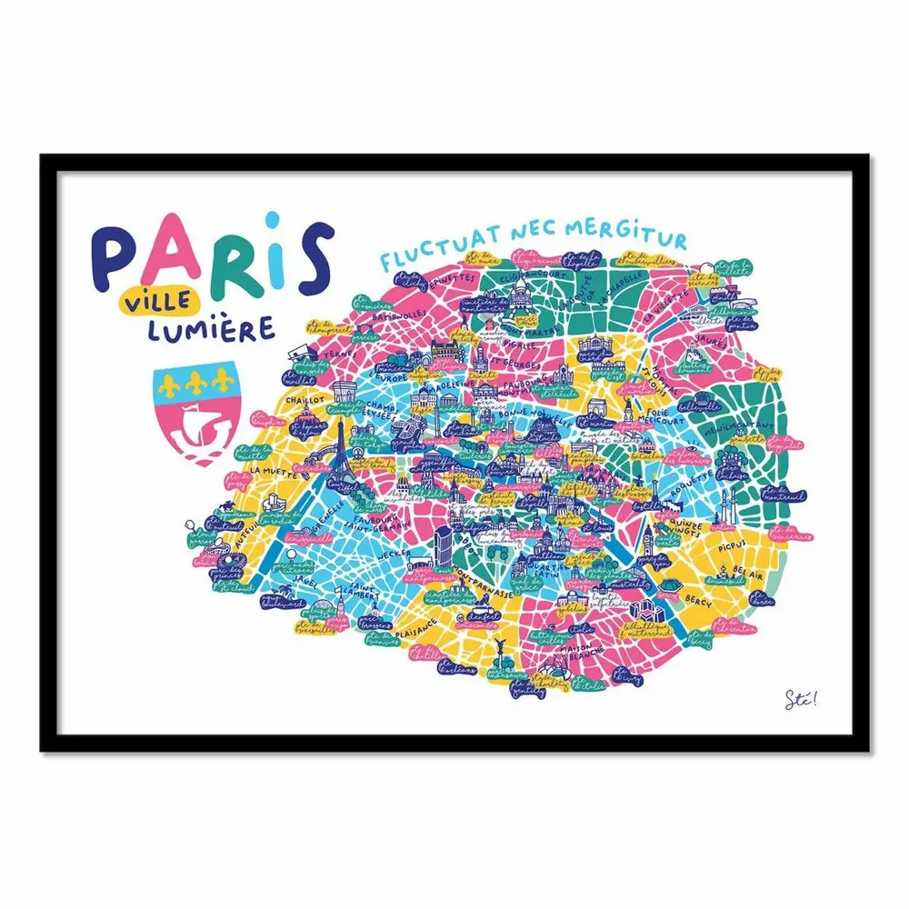 Affiches - Affiche - Paris - Sté! - WALL EDITIONS