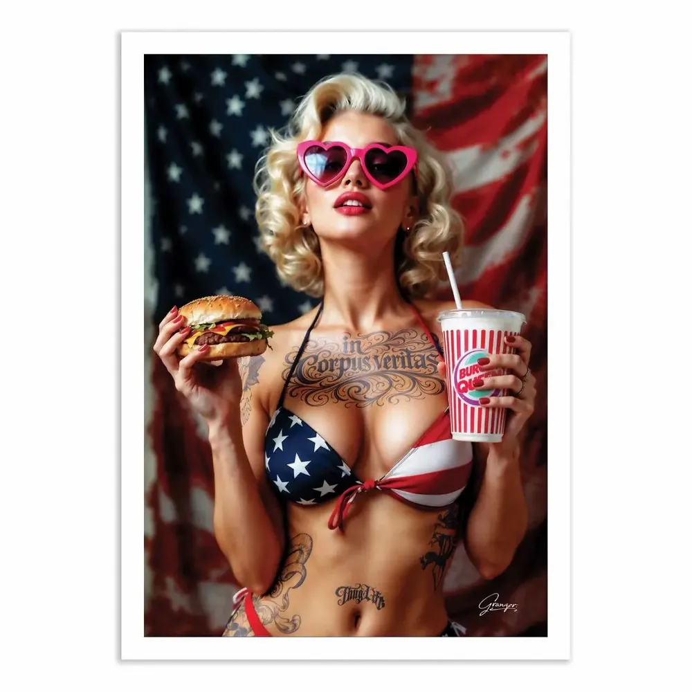 Poster - Art-Poster - Made in America - Alexandre Granger - WALL EDITIONS