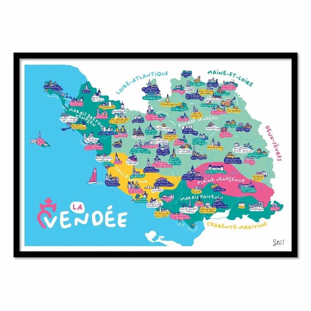 Poster - Art-Poster - Vende?e - Sté! - WALL EDITIONS