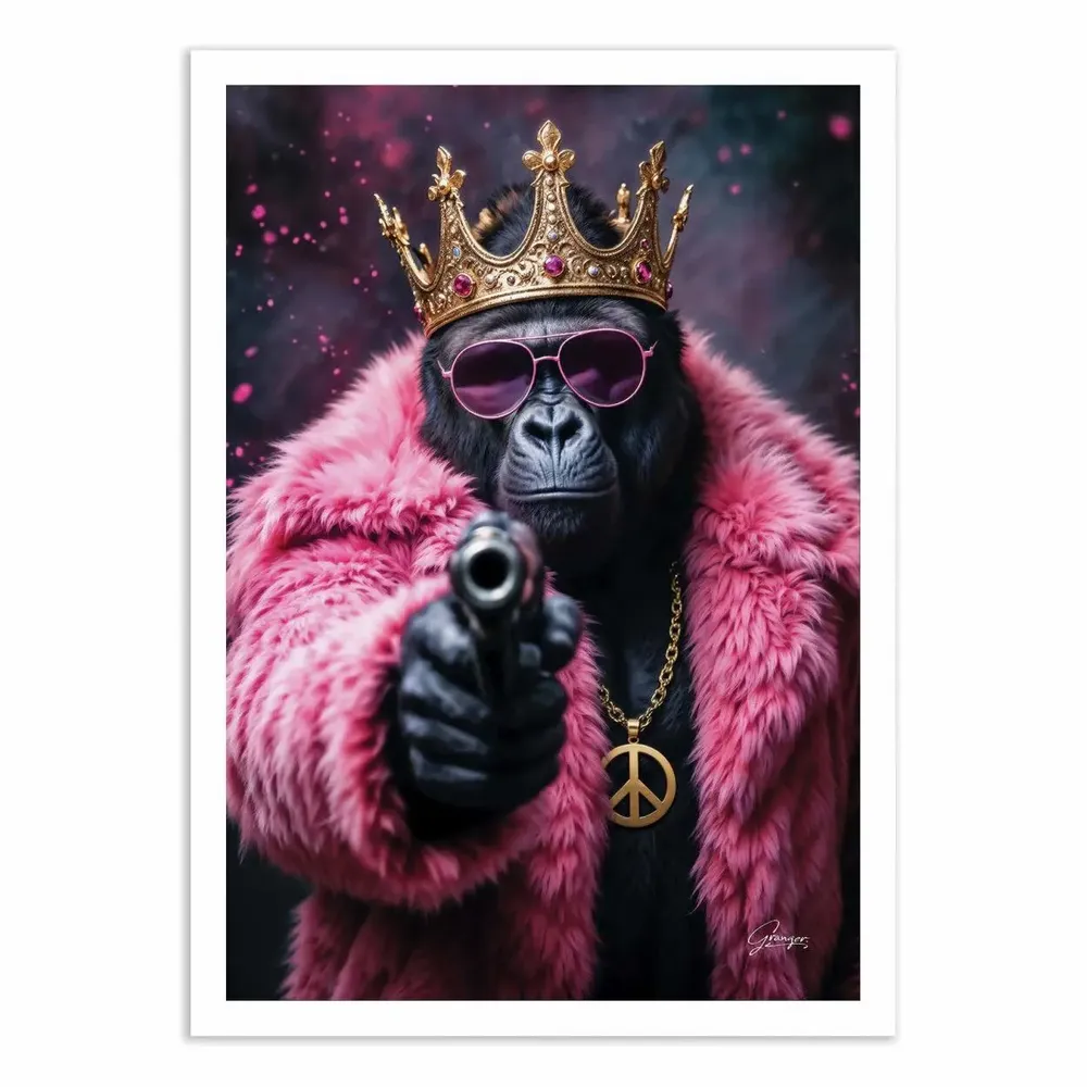 Affiches - Affiche - Pink Kong - Alexandre Granger - WALL EDITIONS