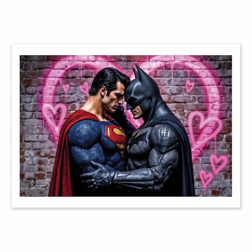 Poster - Art-Poster - Super love - Alexandre Granger - WALL EDITIONS