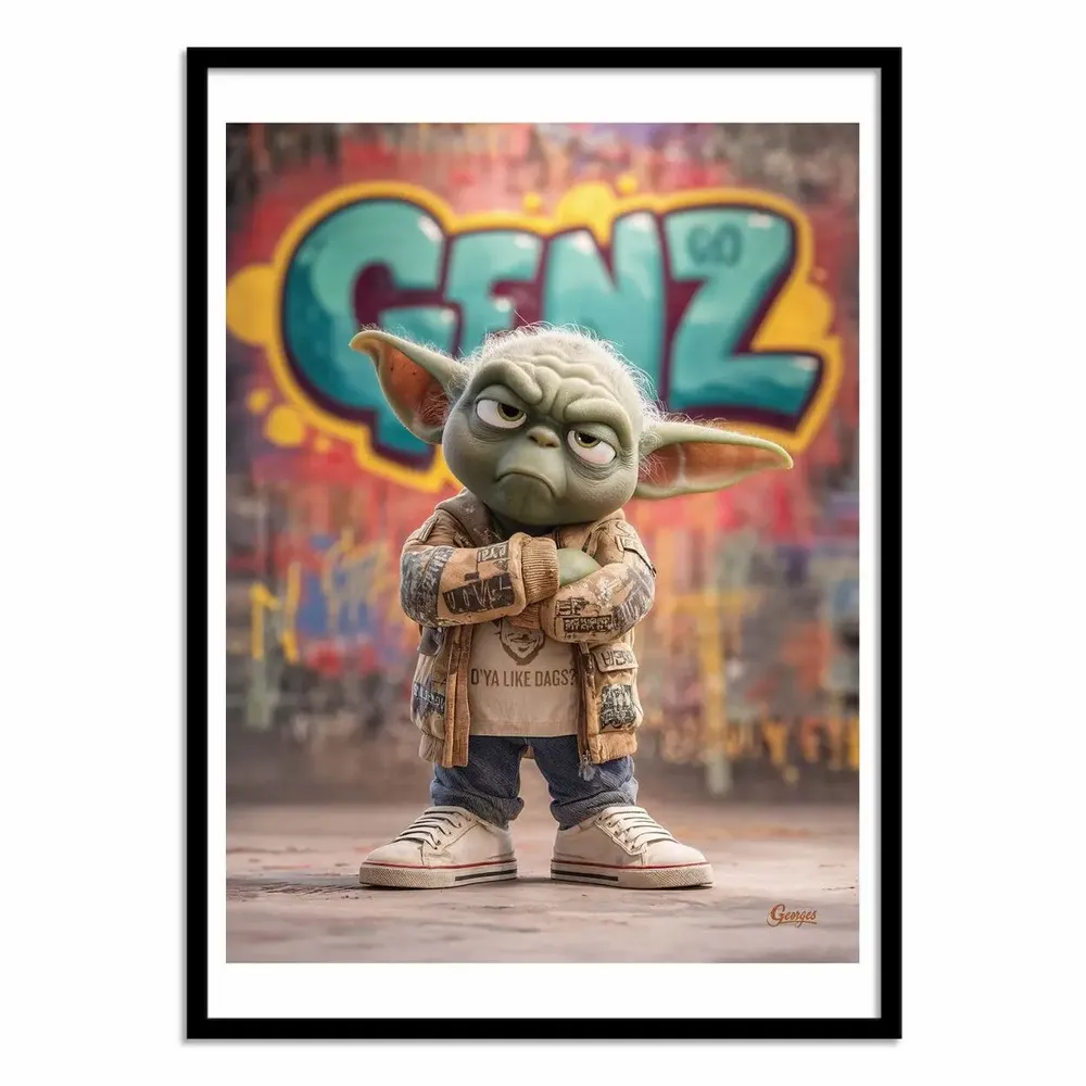 Poster - Art-Poster - Yoda Team Z - Georges - WALL EDITIONS