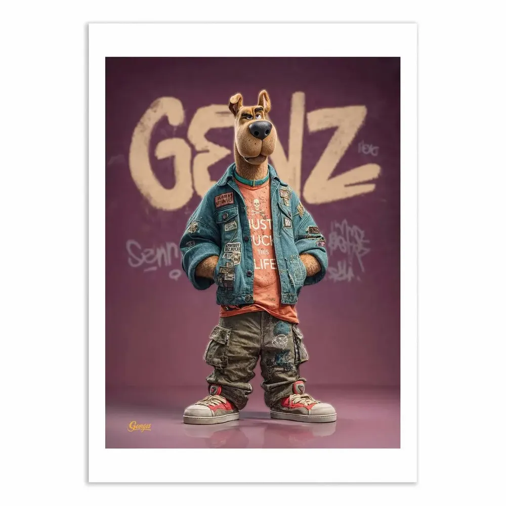 Poster - Art-Poster - Scooby Team Z - Georges - WALL EDITIONS