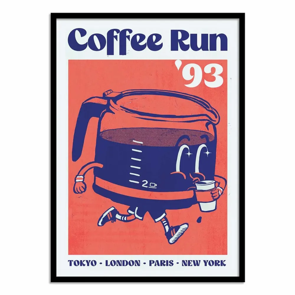 Affiches - Affiche - Coffee run 93 - Elan Harris - WALL EDITIONS