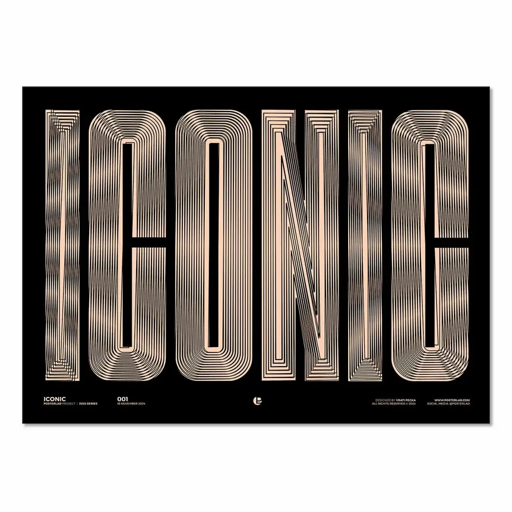 Affiches - Affiche - Iconic - Posterlad - WALL EDITIONS