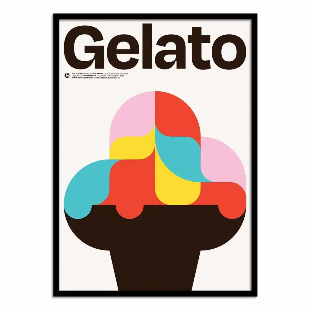 Affiches - Affiche - Gelato - Posterlad - WALL EDITIONS