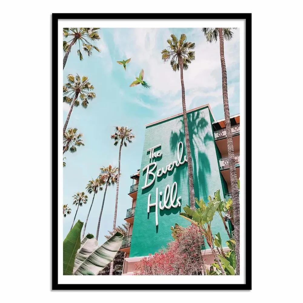 Poster - Art-Poster - The Beverly Hills Hotel - Gal Design - WALL EDITIONS