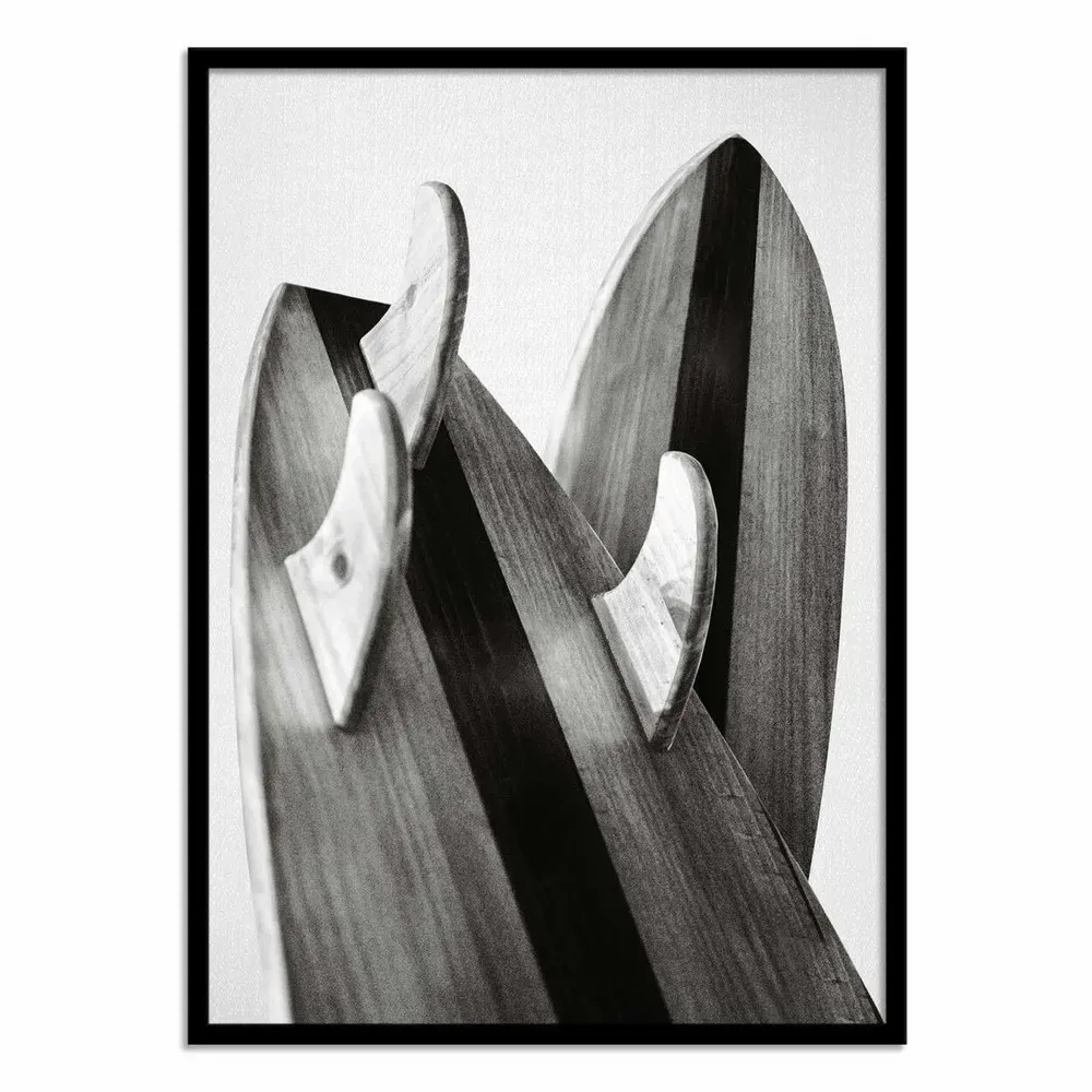 Affiches - Affiche - Wooden Surfboard - Gal Design - WALL EDITIONS