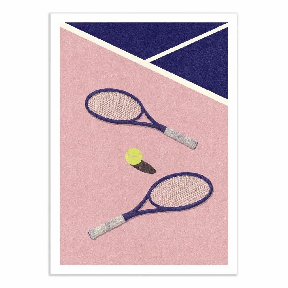Poster - Art-Poster - LA Tennis Club - Rosi Feist - WALL EDITIONS