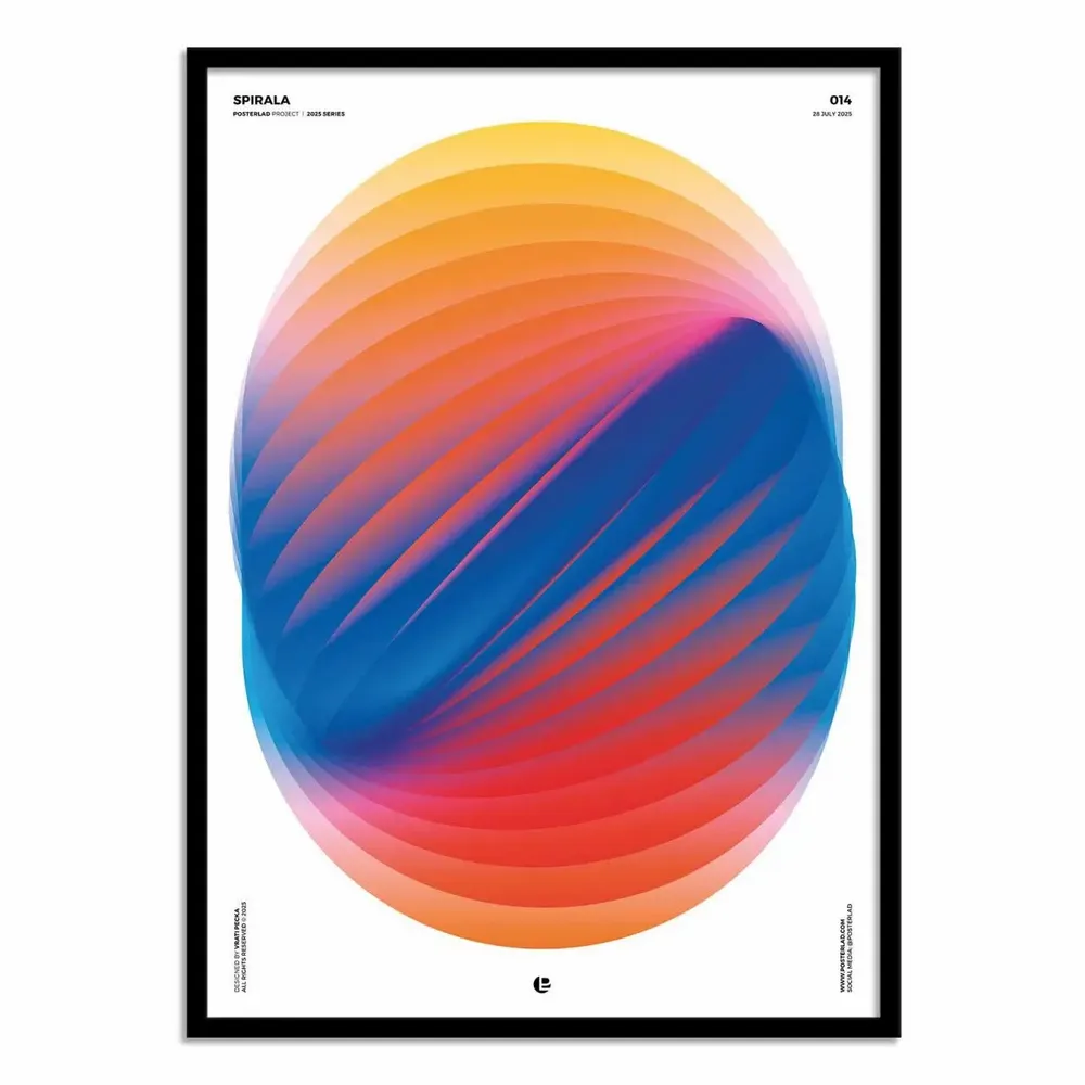 Affiches - Affiche - Spirala - Posterlad - WALL EDITIONS