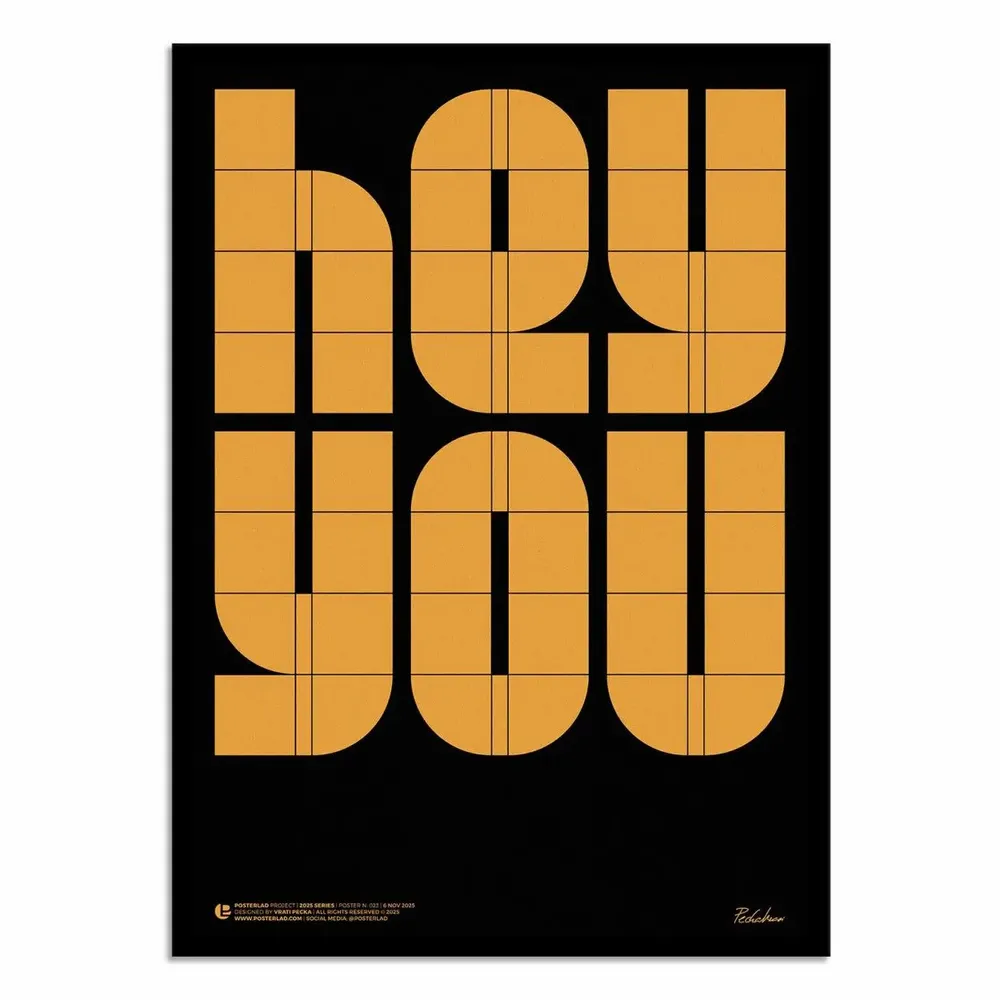 Affiches - Affiche - Hey You - Posterlad - WALL EDITIONS