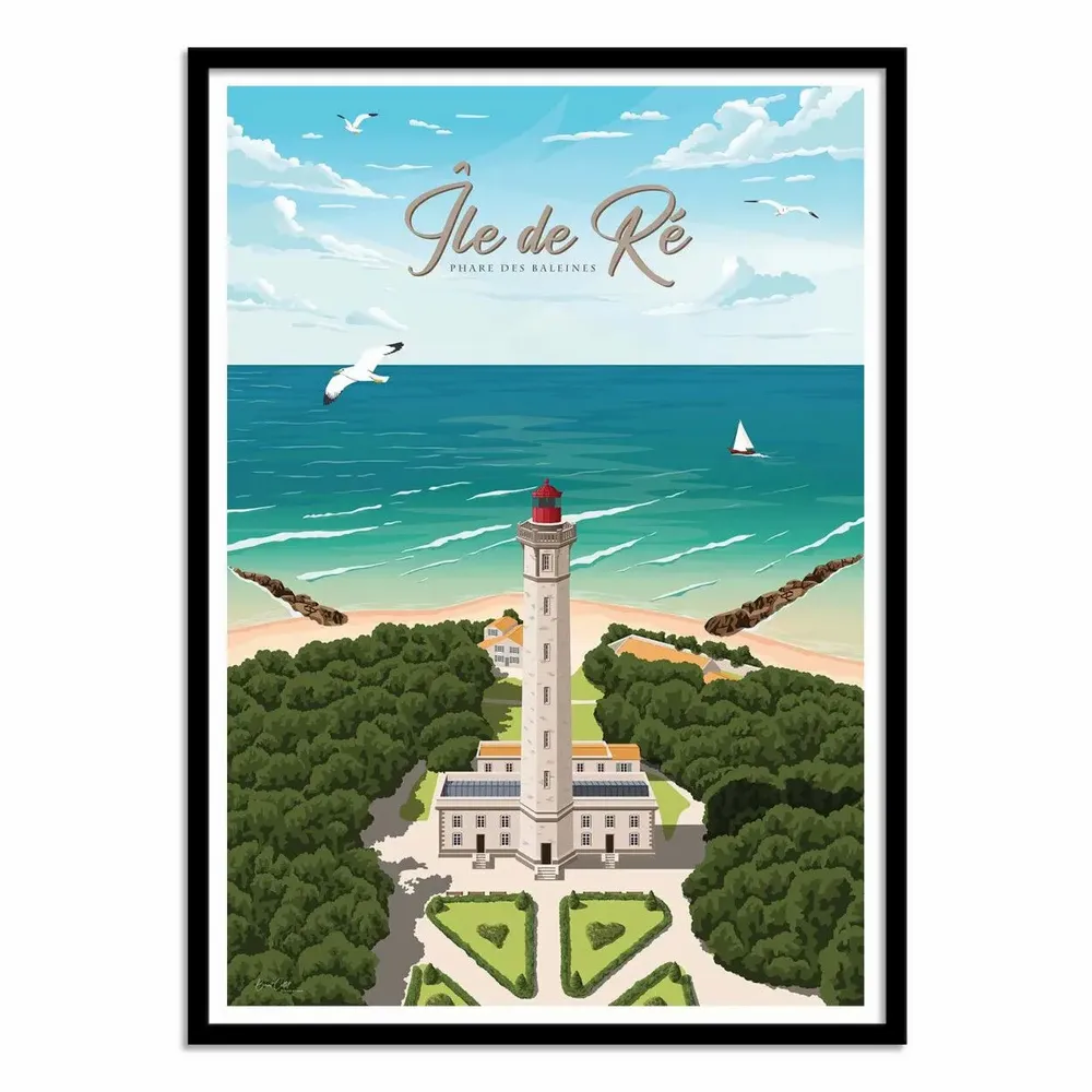 Affiches - Affiche - Ile de Ré - BenoÃ®t Collet - WALL EDITIONS