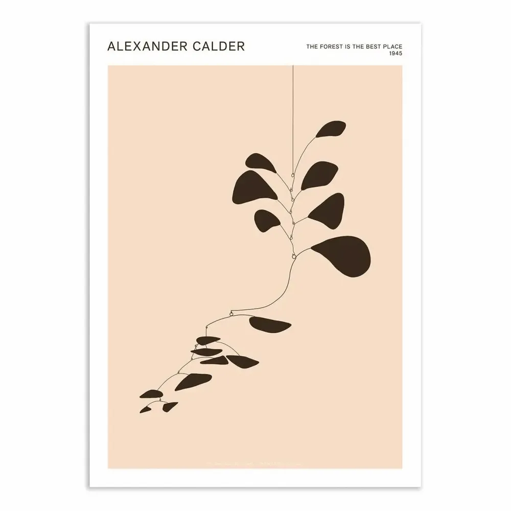 Poster - Art-Poster - Alexander Calder - Florent Bodart - WALL EDITIONS