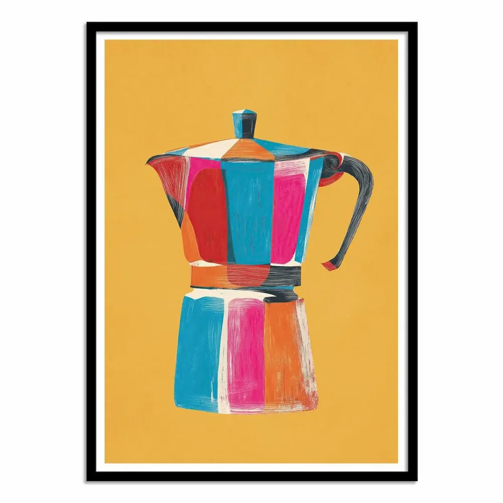 Affiches - Affiche - Color Block Moka - Branka Kodzoman - WALL EDITIONS