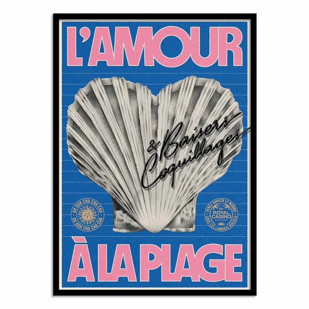 Poster - Art-Poster - L'amour Ã la plage - Dear Bill - WALL EDITIONS