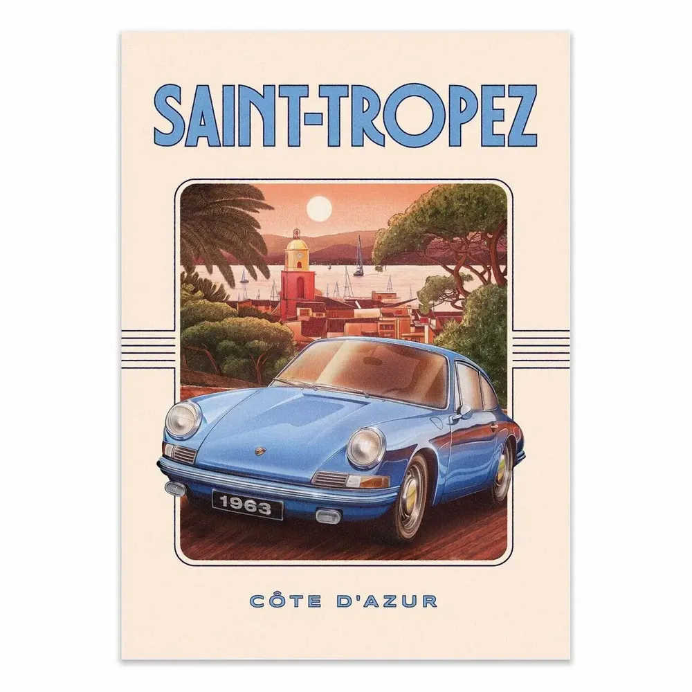 Poster - Art-Poster - Saint-Tropez - Dear Bill - WALL EDITIONS