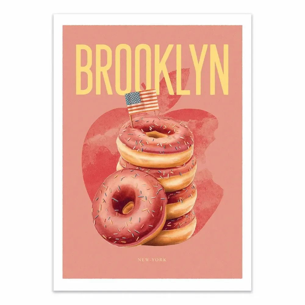 Poster - Art-Poster - Brooklyn - Dear Bill - WALL EDITIONS