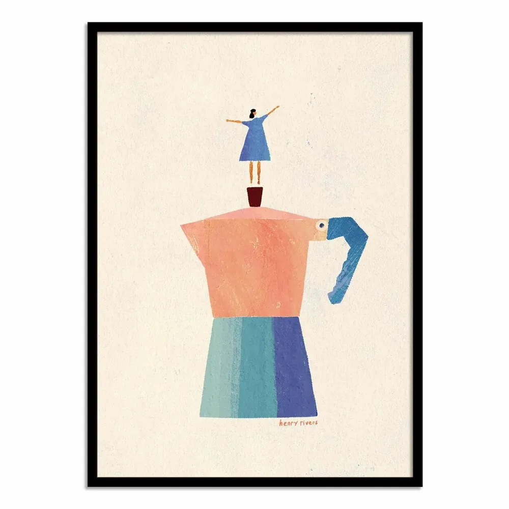 Affiches - Affiche - Good morning coffee - Henry Rivers - WALL EDITIONS
