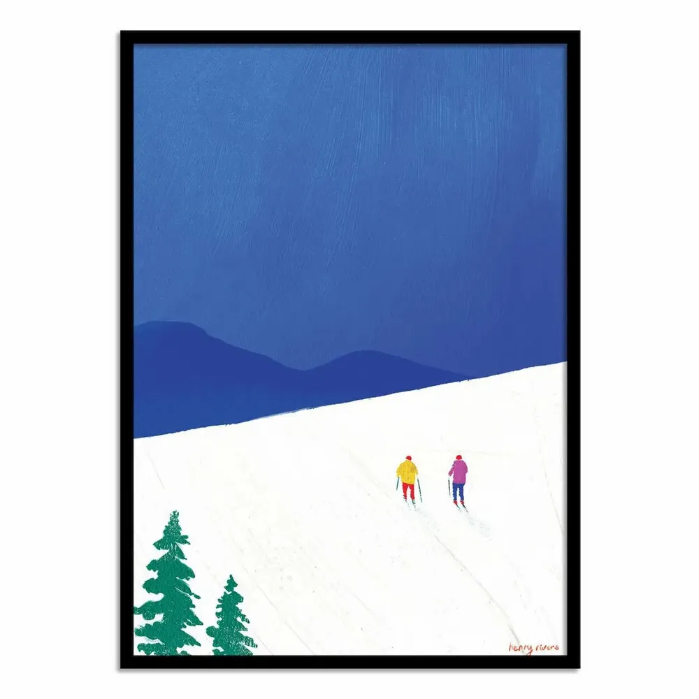 Poster - Art-Poster - Ski buddies - Henry Rivers - WALL EDITIONS